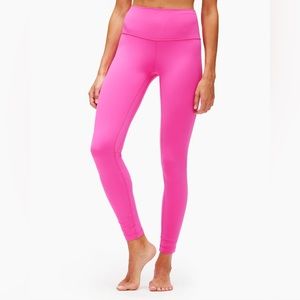 Lululemon Align High Rise 28” Double Lined Leggings Size 6, Sonic Pink